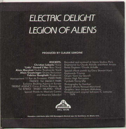 Electric Delight / Legion Of Aliens