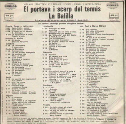 Rl Portava I Scarp Del Tennis / La Balilla