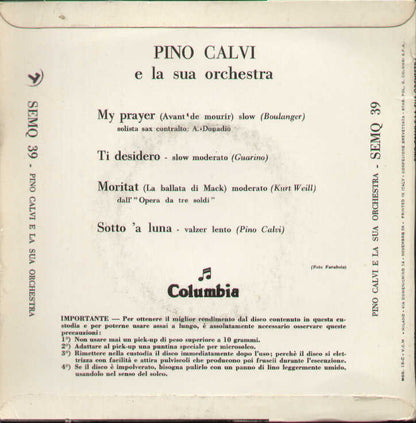 My Player / Ti Desidero / Moritat /Sotto A Luna