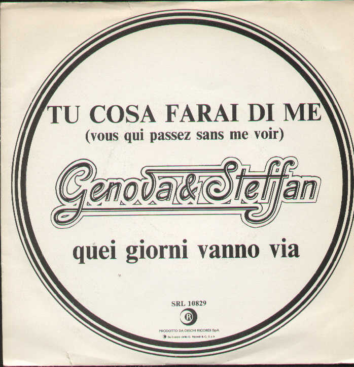 Cosa Farai Di Me / Quei Giorni Vanno Via