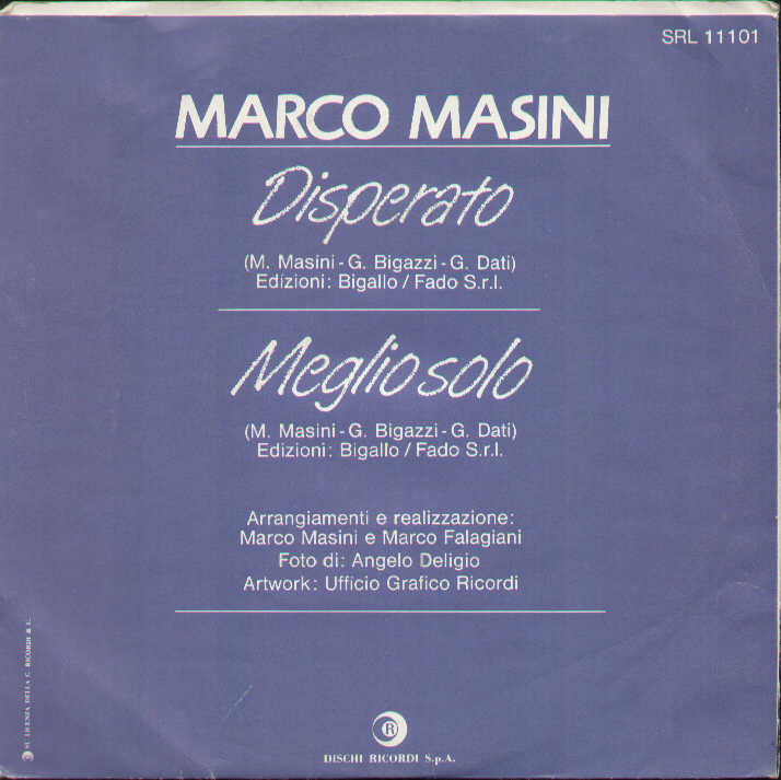 Disperato / Meglio Solo
