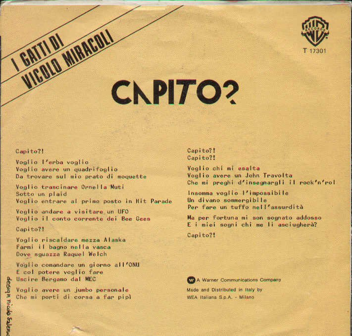 Capito? / Capito?