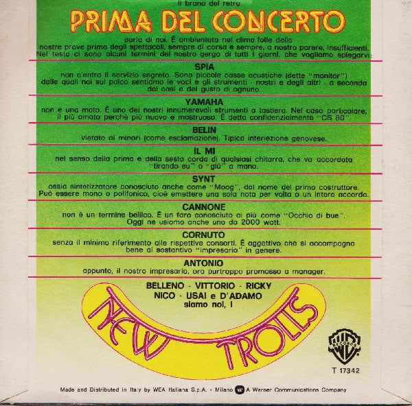 Anche Noi / Prima Del Concerto