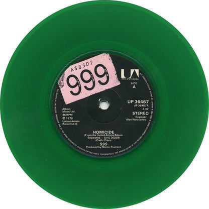 Homicide / Soldier Green Vinyl