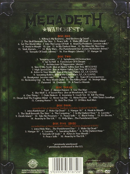 Warchest Boxset 4Cd+Dvd