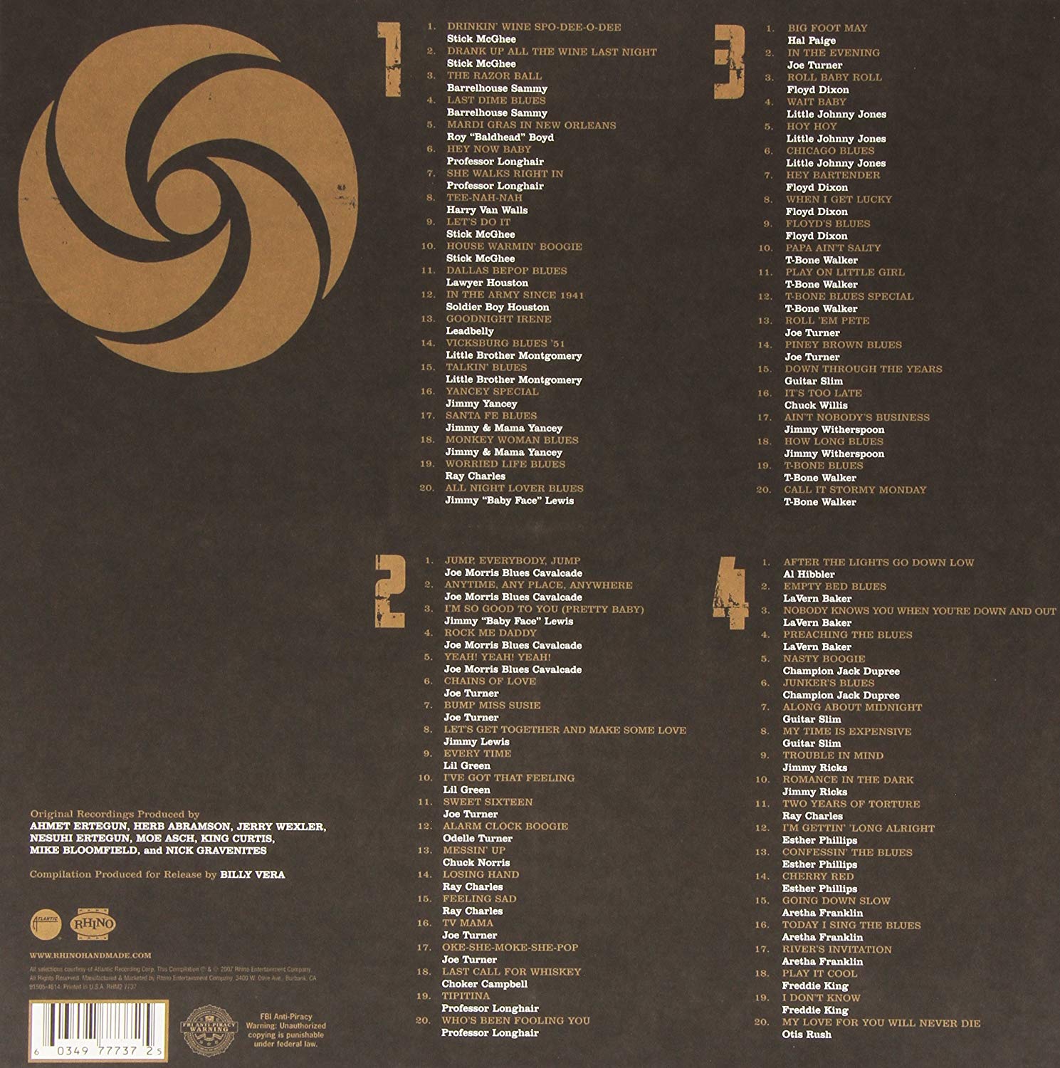 Atlantic Blues 1949 1970 Boxset Limited Edition