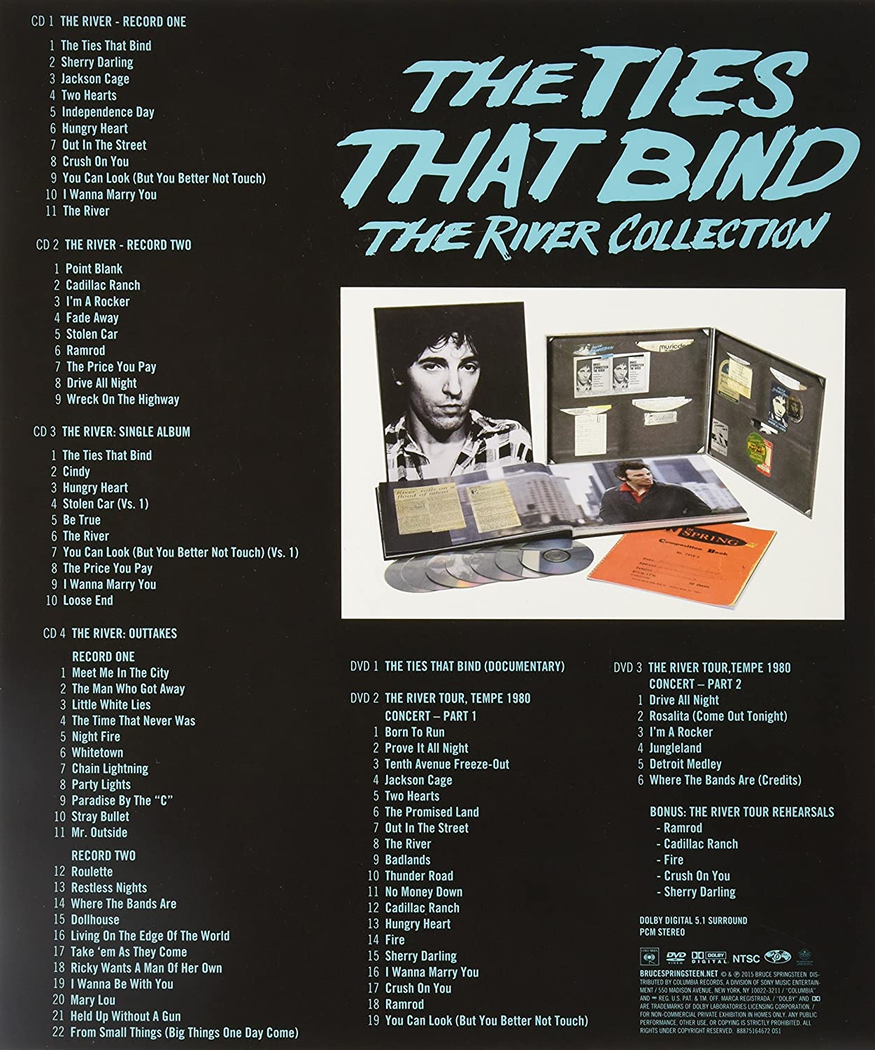 The Ties That Bind The River Collection Boxset 4Cd+3Dvd