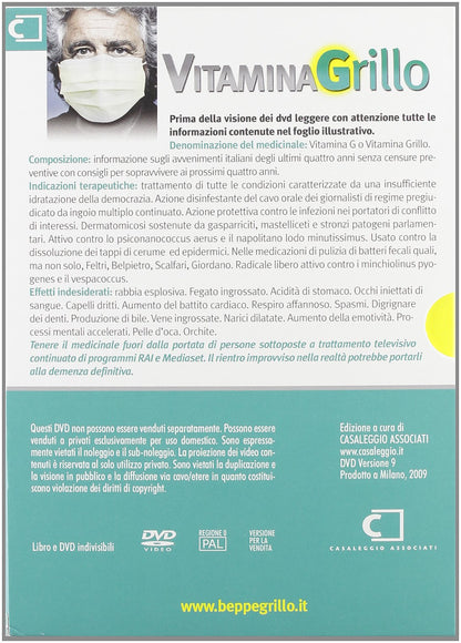 Vitamina Grillo 4Dvd +Libro