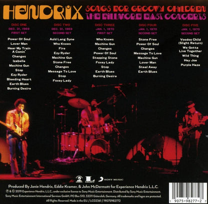 Songs For Groovy Children The Fillmore East Concerts Box