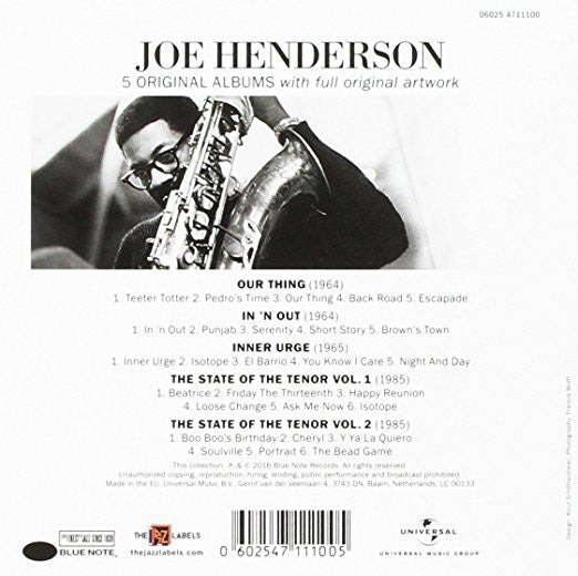 5 Original Albums Boxset