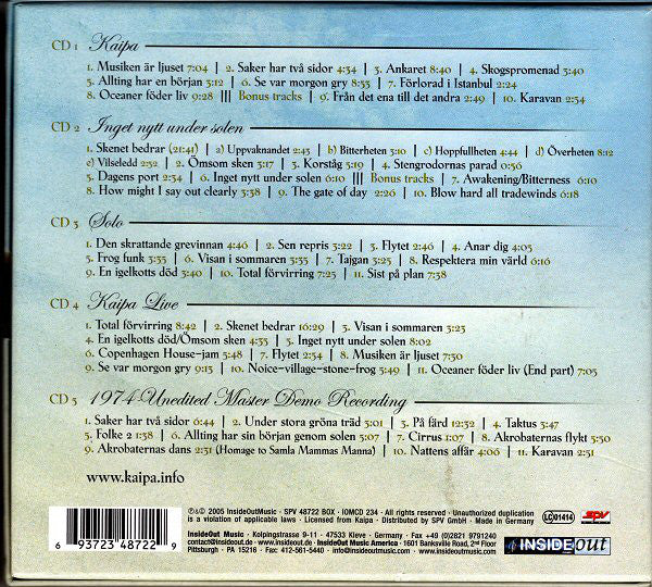 The Decca Years 1975 1978 Boxset Limited Edition