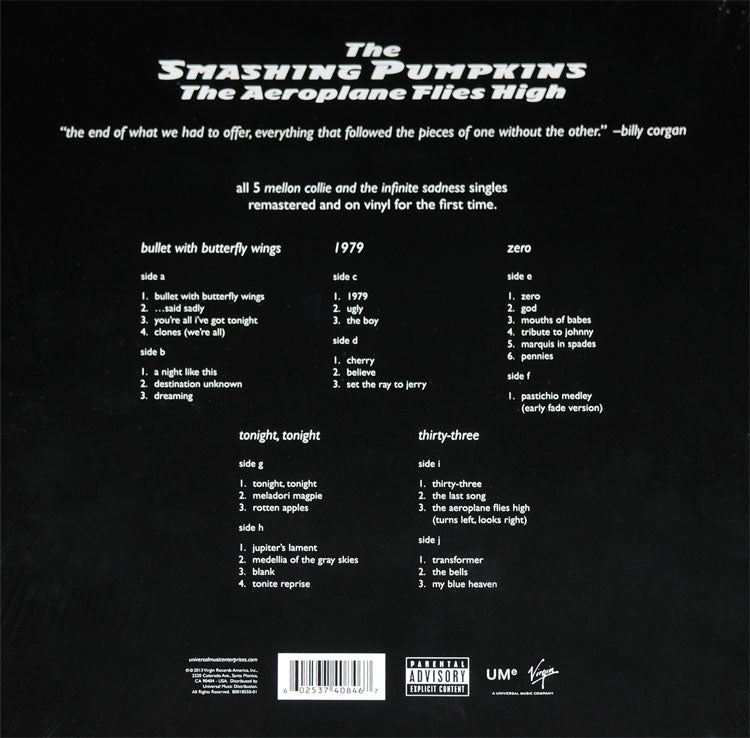 The Aeroplane Flies High Boxset