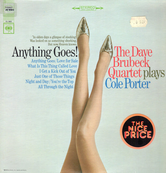 Anything Goes The Dave Brubeck Quartet Plays Cole Porter