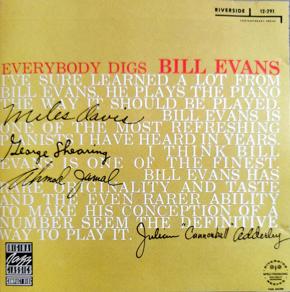 Everybody Digs Bill Evans