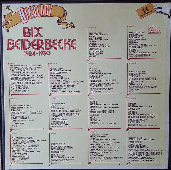 Bixology 1924-1930 Boxset