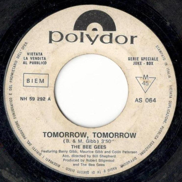 Tomorrow, Tomorrow / Saved By The Bell