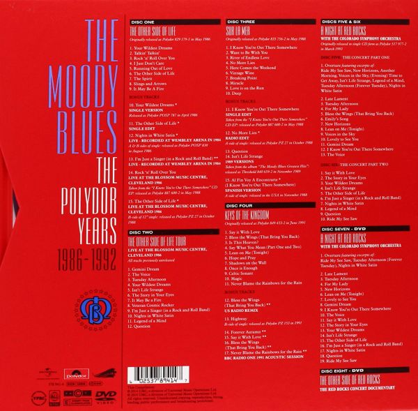 The Polydor Years 1986-1992 Boxset 8 Cd + 1 7'+ Book