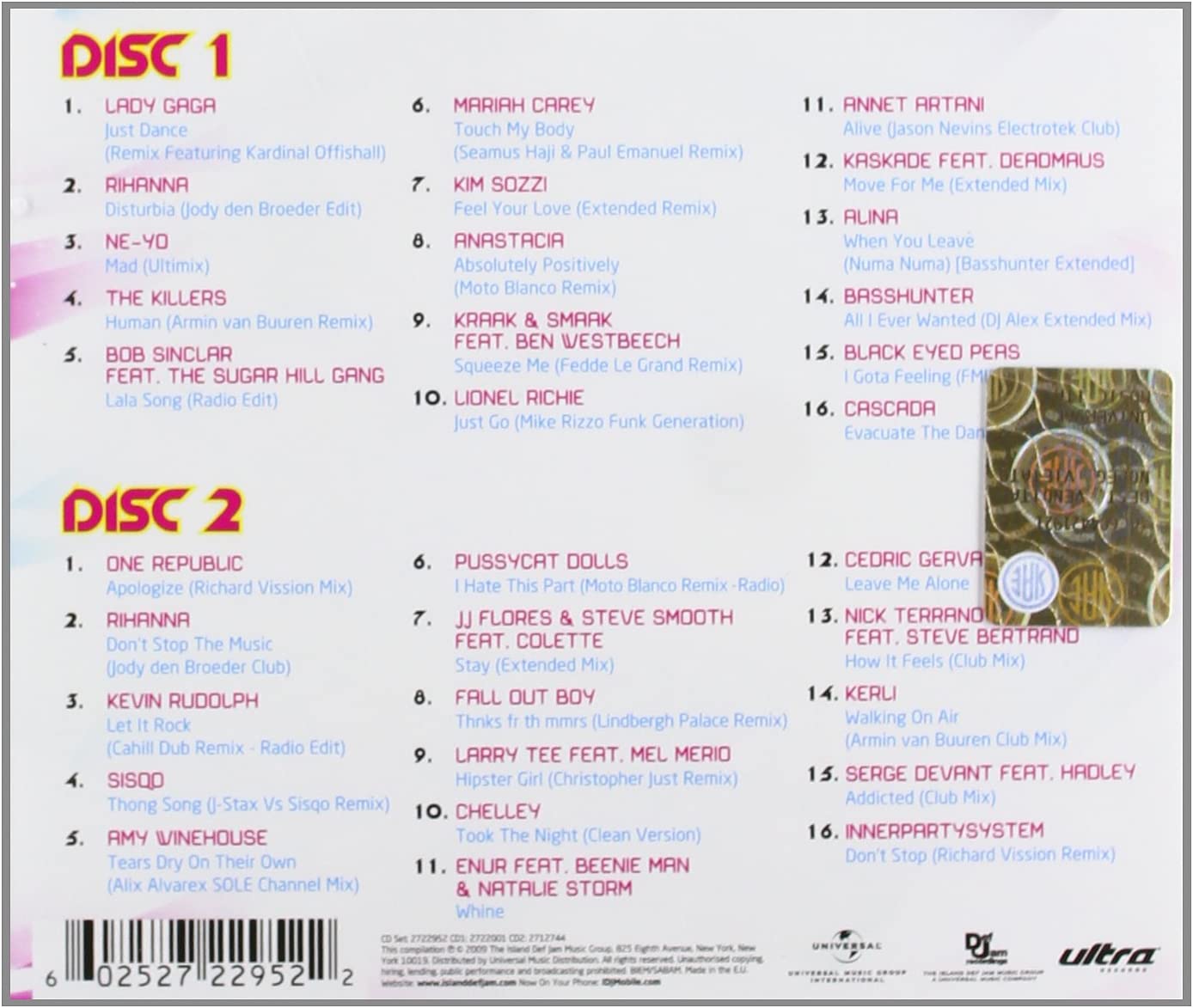 Just Dance The Biggest Club Remixes