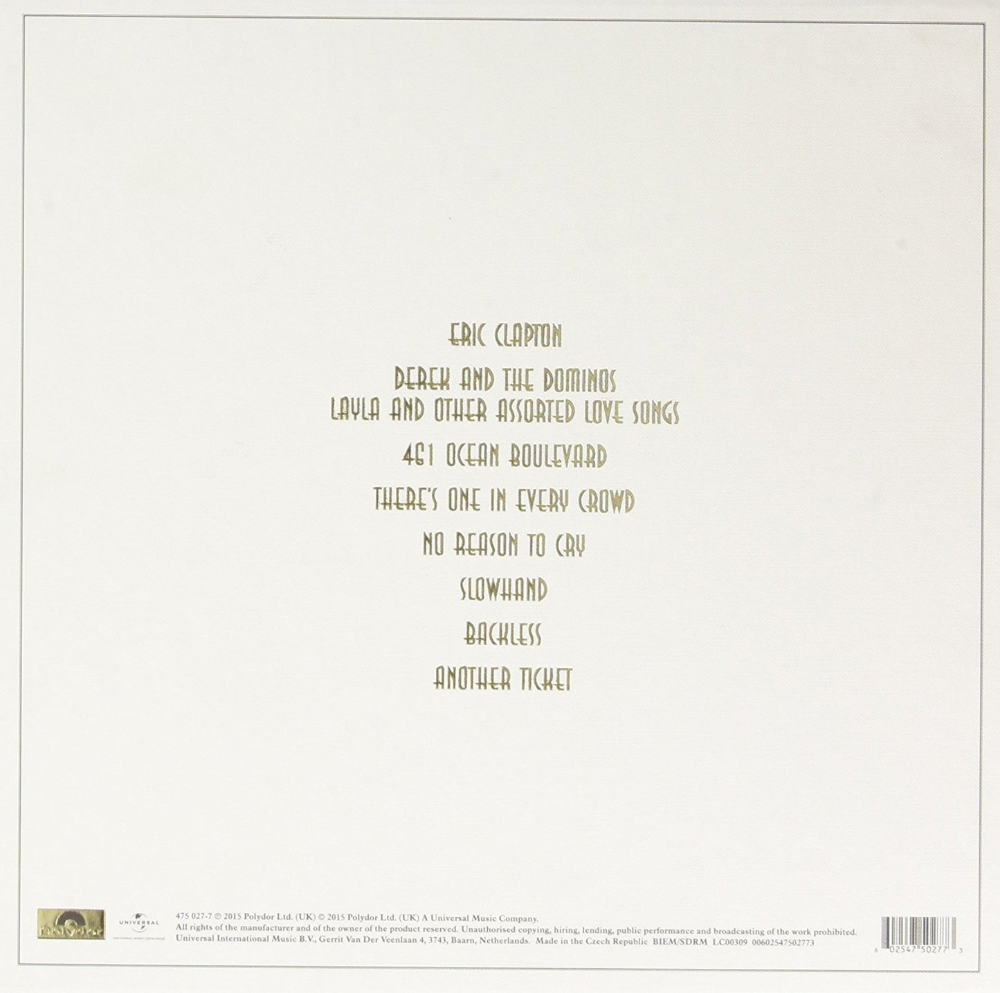The Studio Album Collection 1970-1981 Boxset