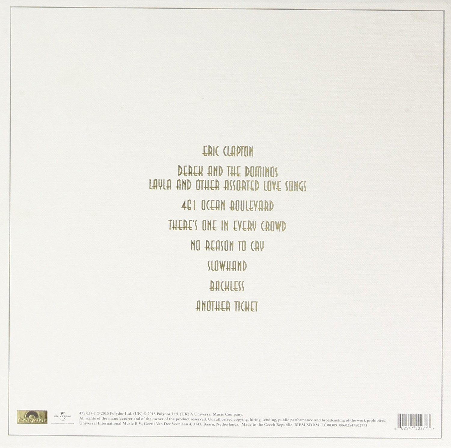 The Studio Album Collection 1970-1981 Boxset