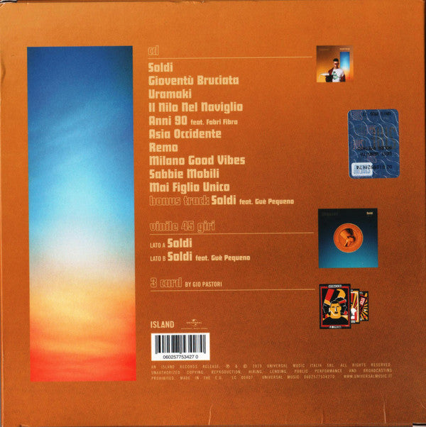 Gioventu' bruciata Boxset Cd + 45 giri