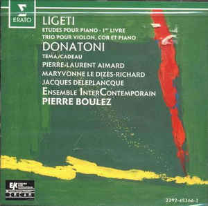 Etudes Pour Piano 1Er Livre / Trio Pour Violon Cor Et ..
