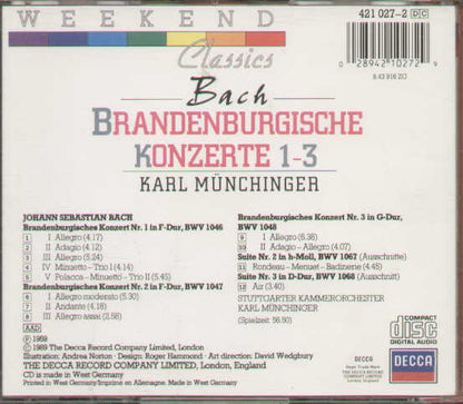 Brandebourgische Konzerte 1-3