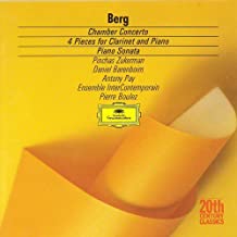 Chamber Concerto 4 Pieces For Clarinet And Piano ..