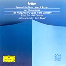 Serenade For Tenor Horn & Strings Les Illuminations ...
