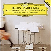 Symphonies No.45 Abschied Farewell Les Adieux No.81