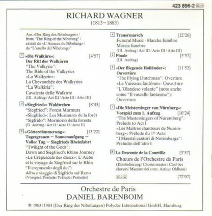 Orchestre De Paris Daniel Barenboim