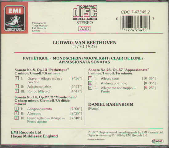 Piano Sonatas 8 & 14