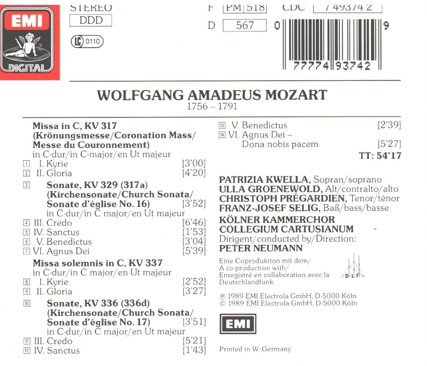 Messen K317 - 337