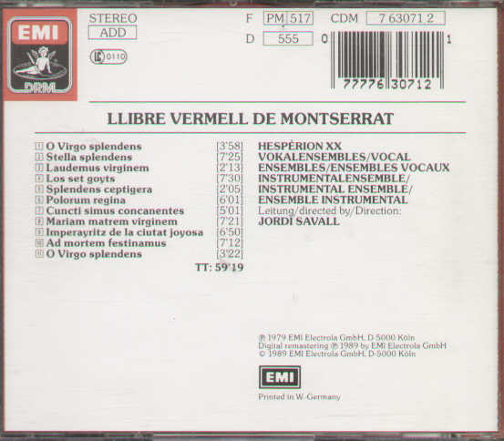 Llibre Vermell De Montserrat