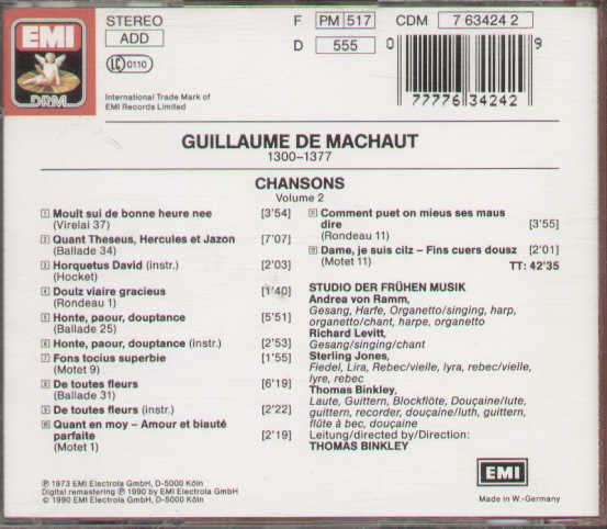 Chansons Volume 2