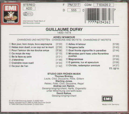 Adie M'amour Chanson & Motets I