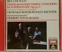 Tripelkonzert Triple Concerto Klaviersonate Op.31/2