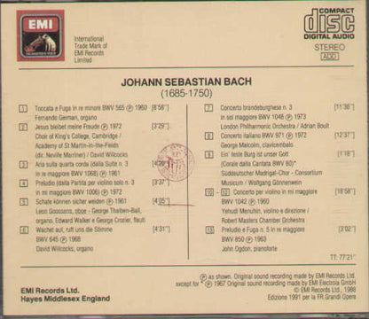 Toccata E Fuga In Re Minore ...