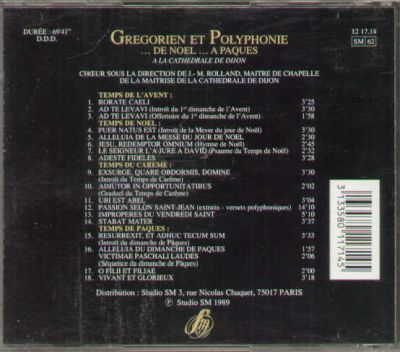 Gregorien Et Polyphonie De Noel A Paques A La Cathedrale