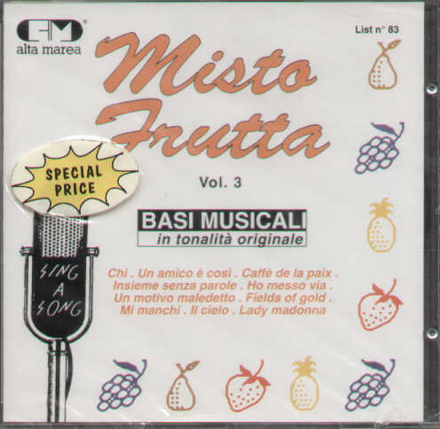 Basi Musicali Misto Frutta Vol 3