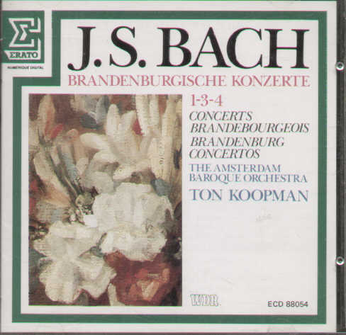 Brandebourg Cocertos No.1-3-4