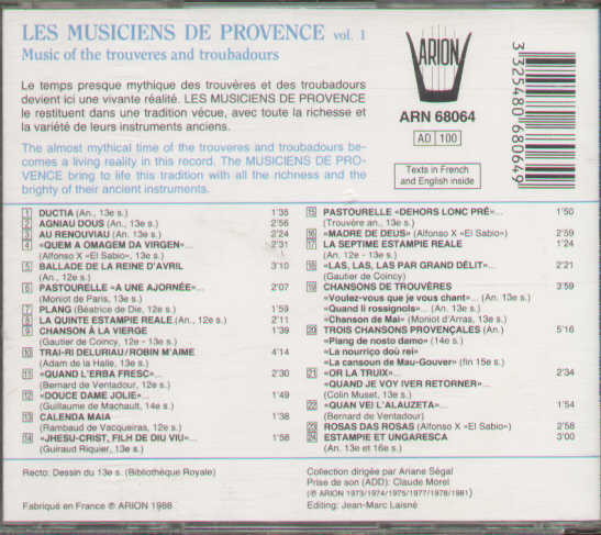 Les Musiciens De Provence