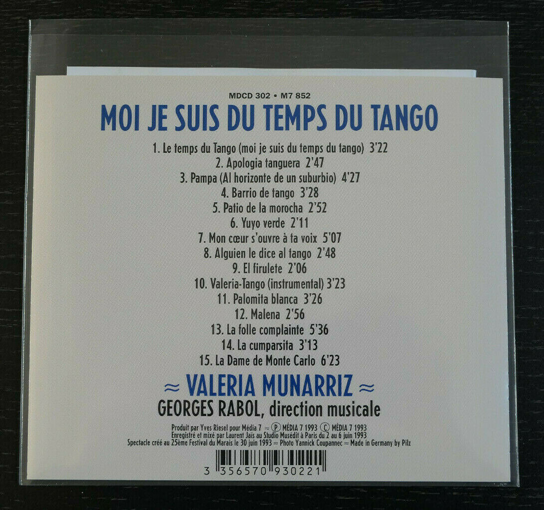 Moi Je Suis Du Temps Du Tango