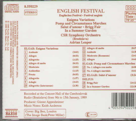 English Festival
