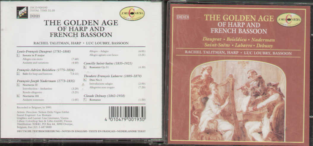 Golden Age Of Harp And French Bassoon