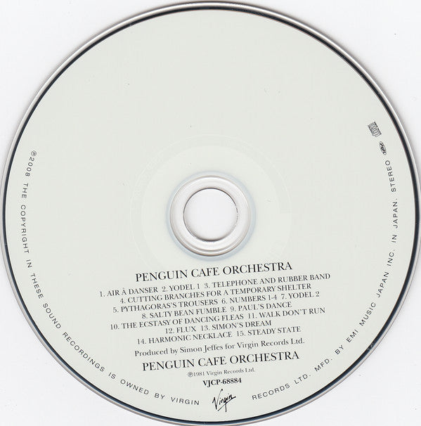 Penguin Cafe Orchestra Japan Limited Edition