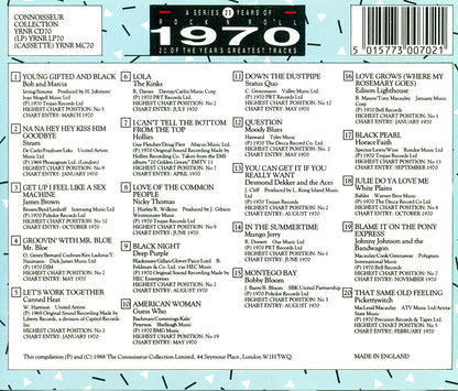 A Series 25 Years Of Rock N Roll 1970