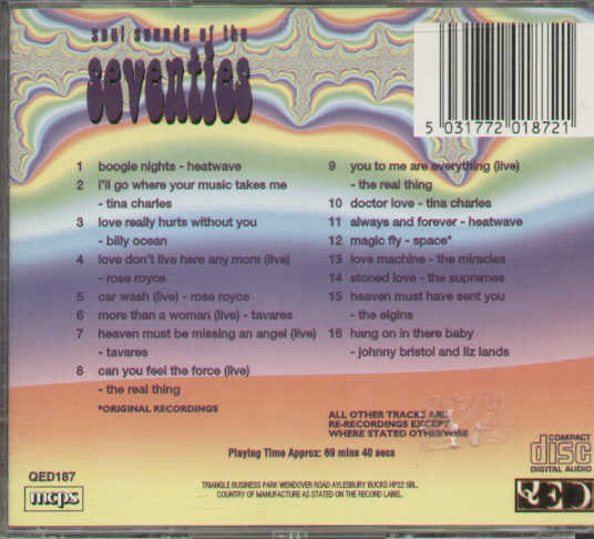 Soul Sounds Of The Seveties