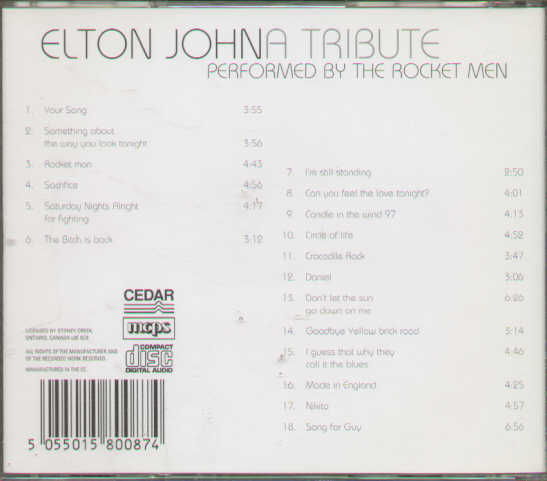 Elton John A Tribute