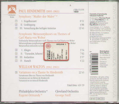 Hindemith / Walton - Orchestral Works